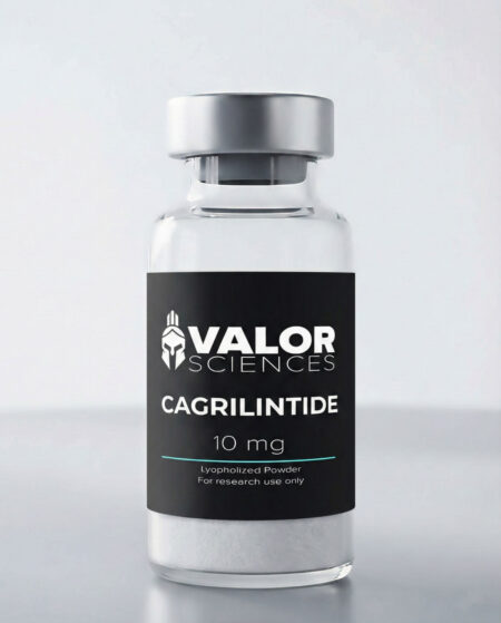 Cagrilintide AM833 amylin analogue 10mg lyophilized research peptide vial — Valor Sciences