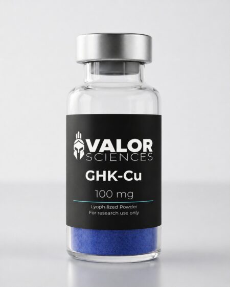 GHK-Cu 100mg lyophilized powder research peptide - Valor Sciences